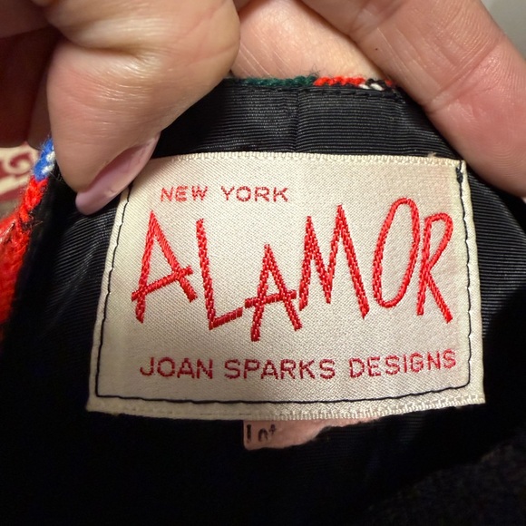 Vintage Alamor Plaid Maxi Dress Vest Belt XS/S - Picture 6 of 6